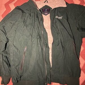 Mens fleece lined zip up